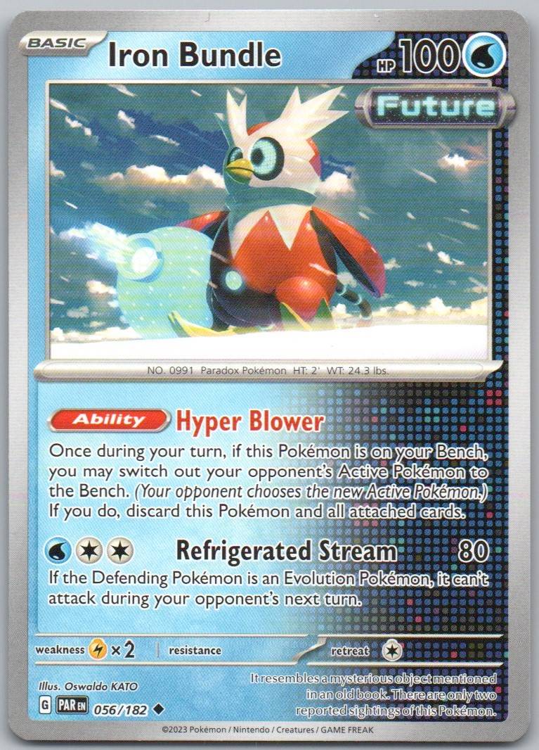 Iron Bundle 056 Normal Water Card - Paradox Rift