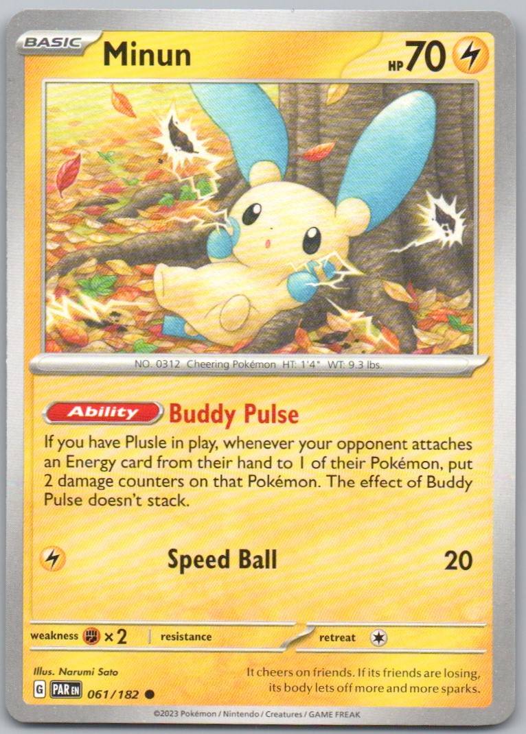 Minum 061 Normal Lightning Card - Paradox Rift