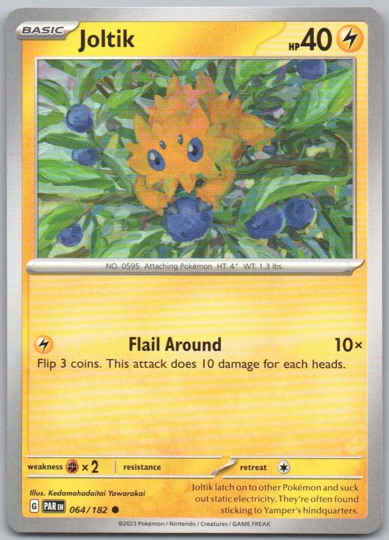 Joltik 064 Normal Lightning Card - Paradox Rift