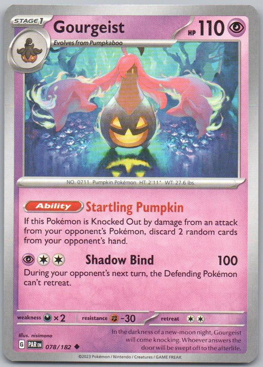 Gourgeist 078 Normal Psychic Card - Paradox Rift