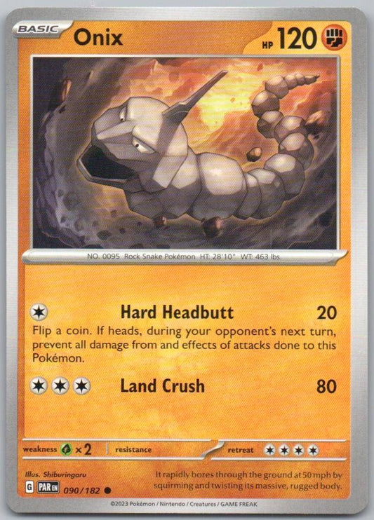 Onix 090 Normal Fighting Card - Paradox Rift