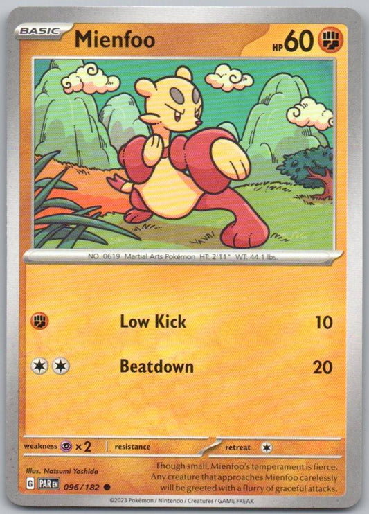 Mienfoo 096 Normal Fighting Card - Paradox Rift