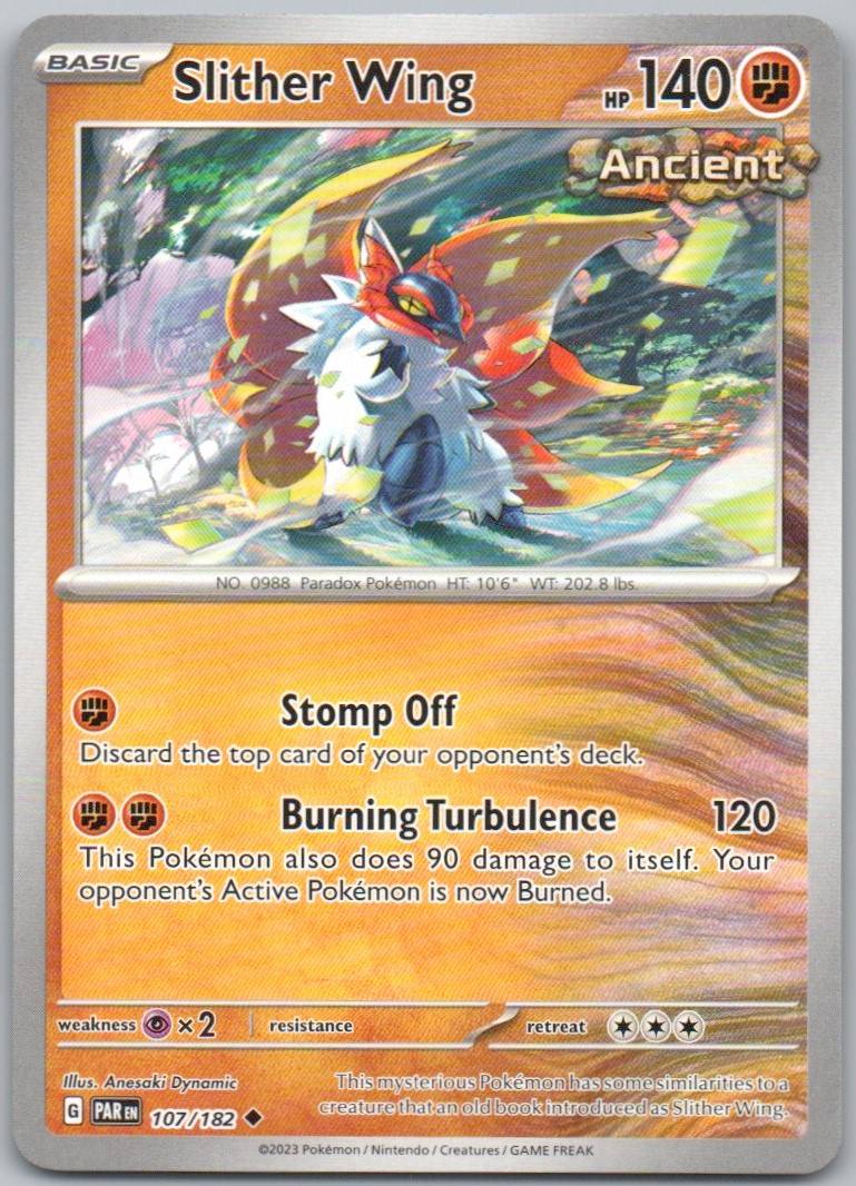 Slither Wing 107 Normal Fighting Card - Paradox Rift
