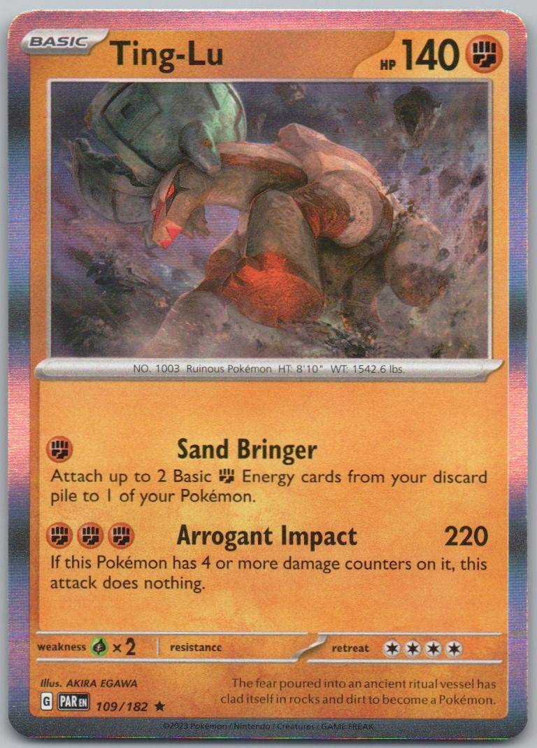 Ting-Lu 109 Holo Fighting Card - Paradox Rift