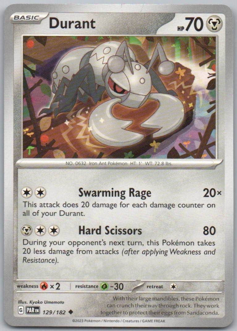 Durant 129 Normal Steel Card - Paradox Rift