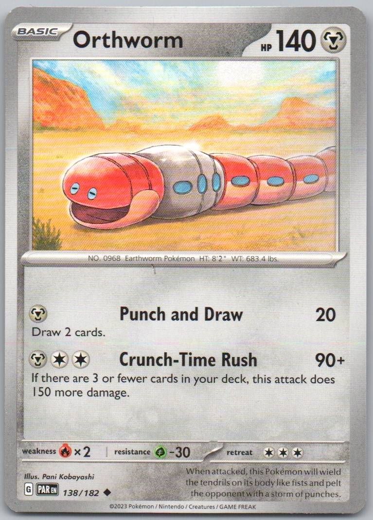 Orthworm 137 Normal Steel Card - Paradox Rift
