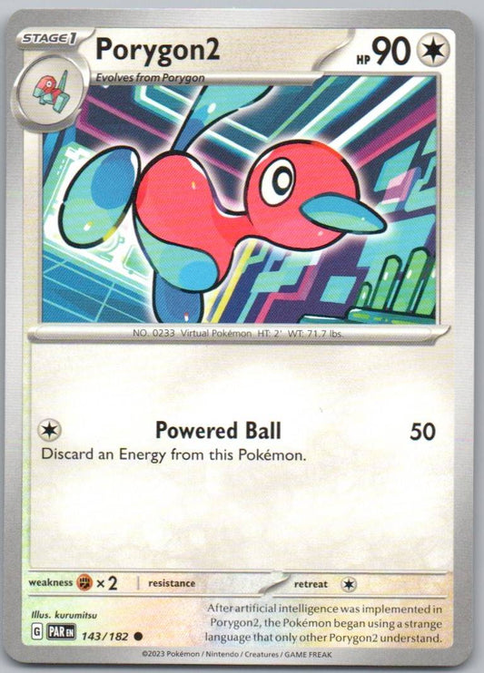 Porygon2 143 Normal Colorless Card - Paradox Rift