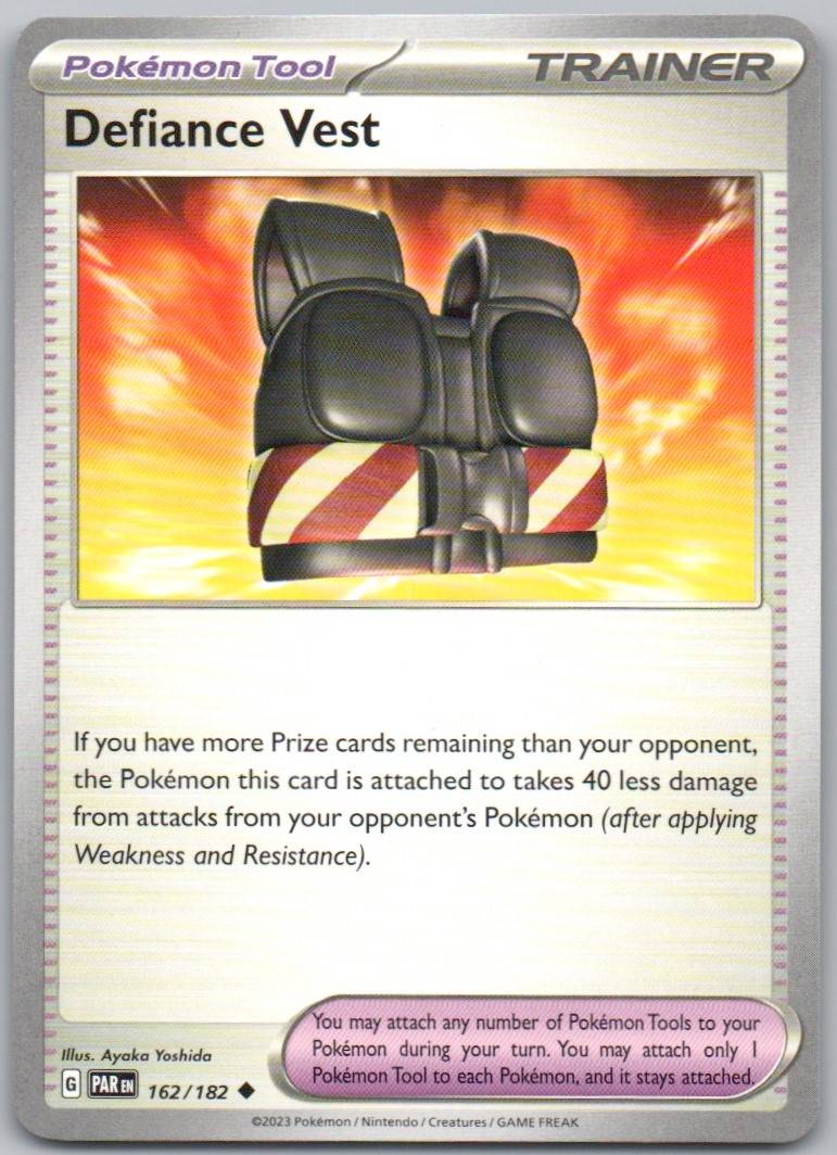 Defiance Vest 162 Normal Trainer Card - Paradox Rift