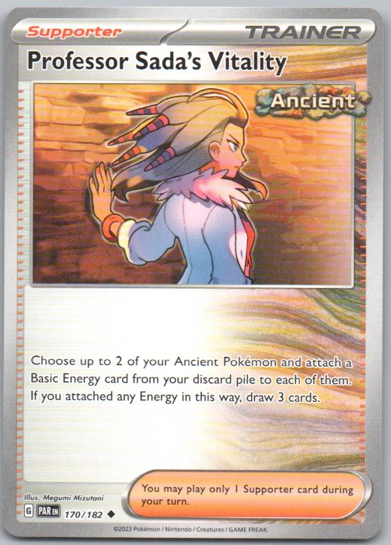 Professor Sada's Vitality 170 Normal Trainer Card - Paradox Rift