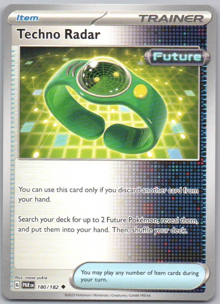 Techno Radar 180 Normal Trainer Card - Paradox Rift