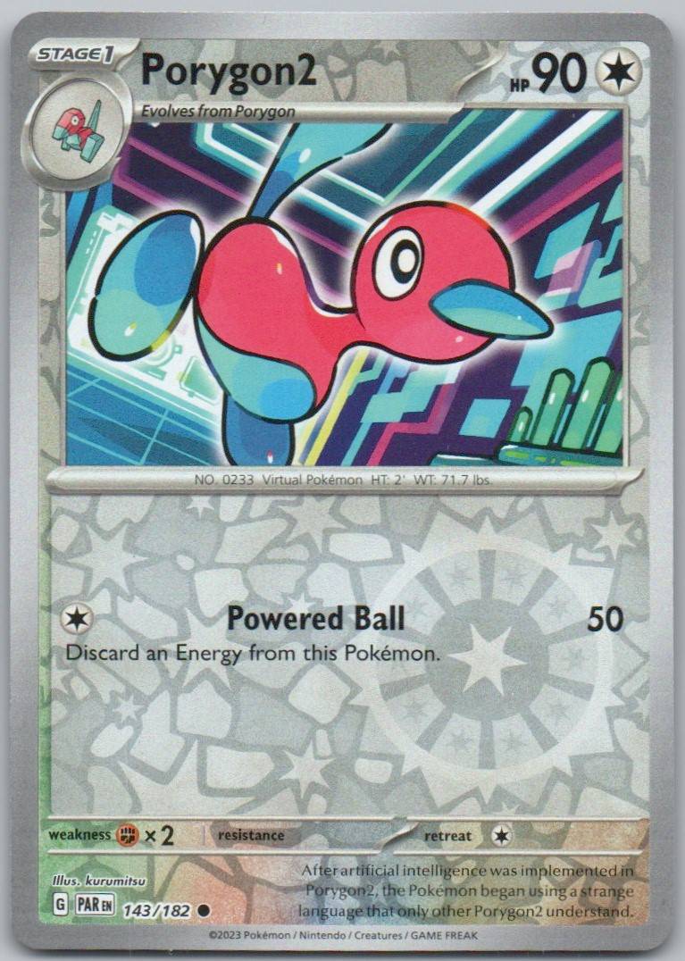 Porygon2 143 Reverse Holo Colorless Card - Paradox Rift