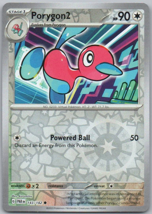 Porygon2 143 Reverse Holo Colorless Card - Paradox Rift