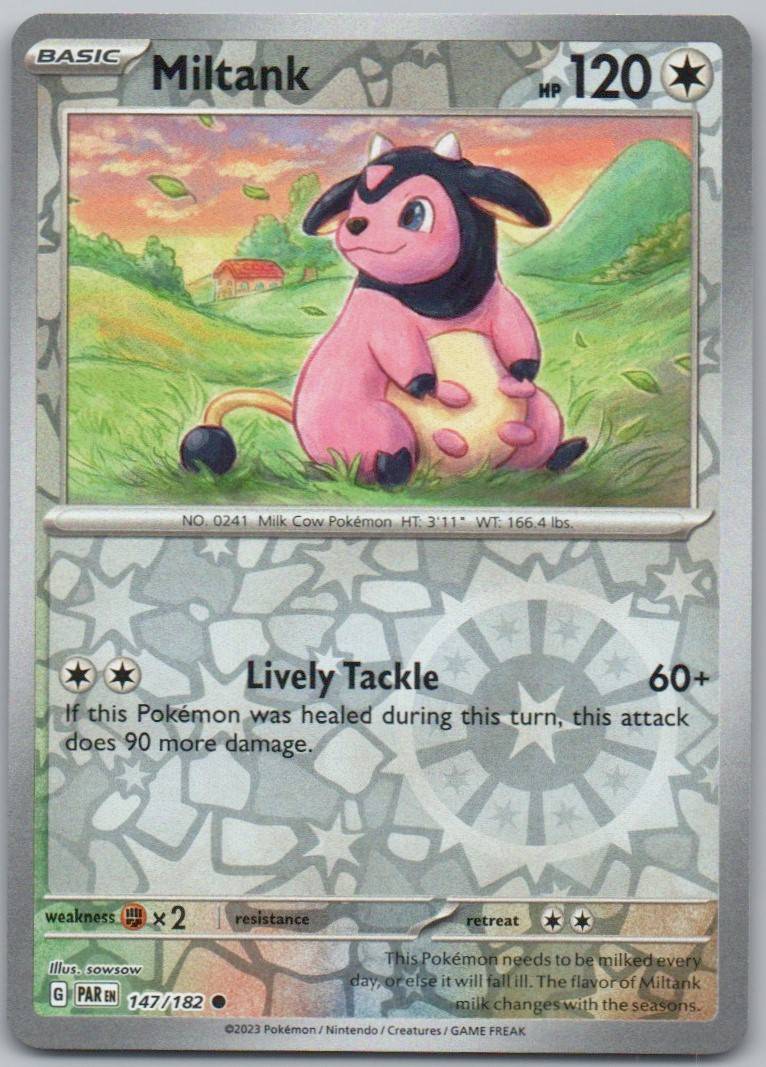 Miltank 147 Reverse Holo Colorless Card - Paradox Rift