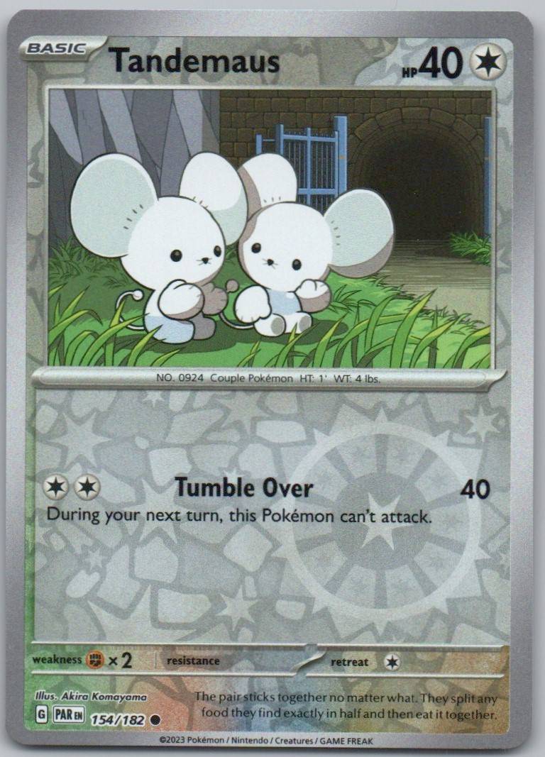 Tandemaus 154 Reverse Holo Colorless Card - Paradox Rift