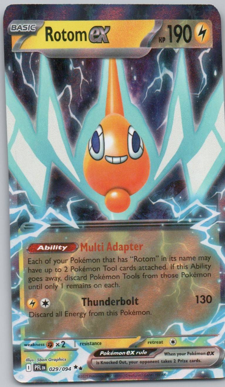 Rotom EX 029 Holo Lightning Card - Phantasmal Flames