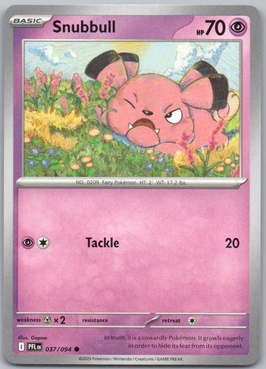 Snubbull 037 Normal Psychic Card - Phantasmal Flames