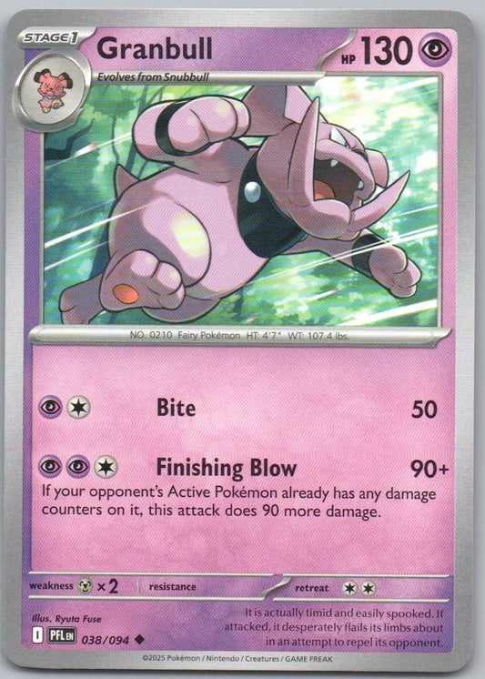 Granbull 038 Normal Psychic Card - Phantasmal Flames