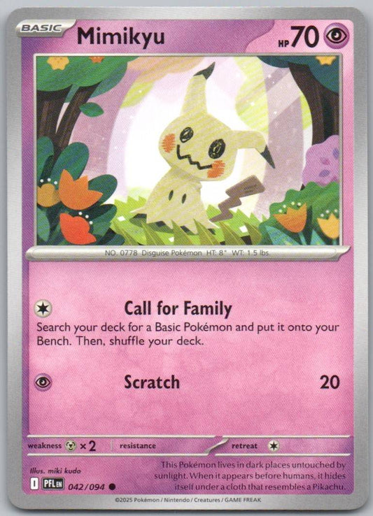 Mimikyu 042 Normal Psychic Card - Phantasmal Flames