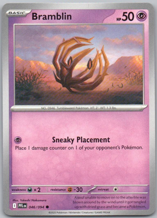 Bramblin 046 Normal Psychic Card - Phantasmal Flames