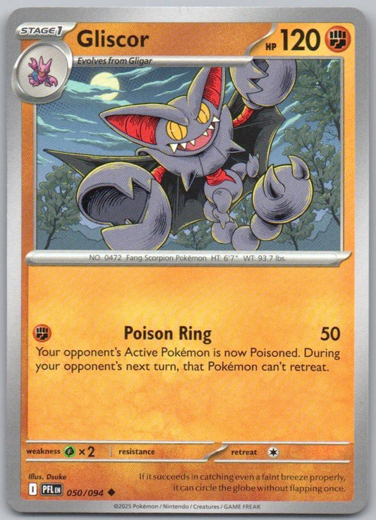 Gliscor 050 Normal Fighting Card - Phantasmal Flames