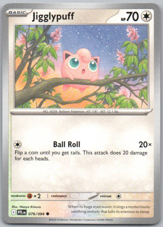 Jigglypuff 076 Normal Colorless Card - Phantasmal Flames