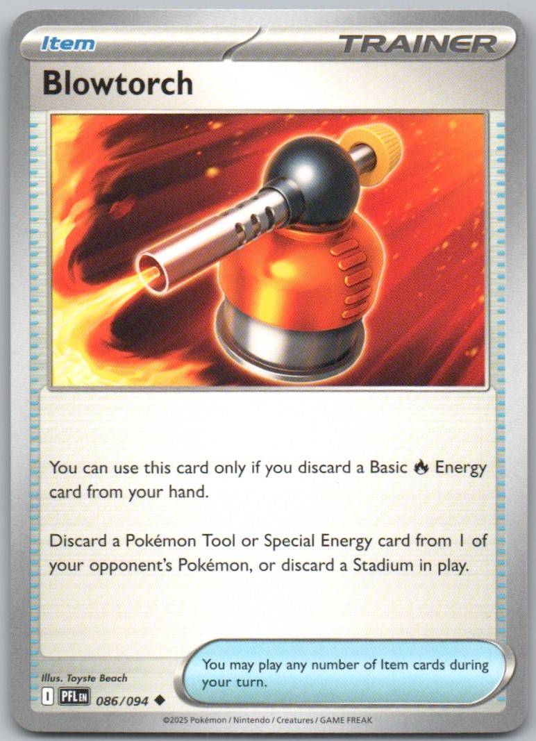 Blowtorch 086 Normal Trainer Card - Phantasmal Flames