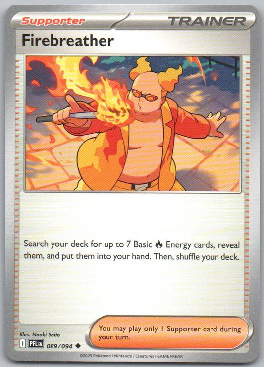 Firebreather 089 Normal Trainer Card - Phantasmal Flames
