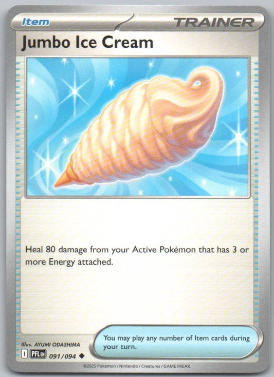Jumbo Ice Cream 091 Normal Trainer Card - Phantasmal Flames