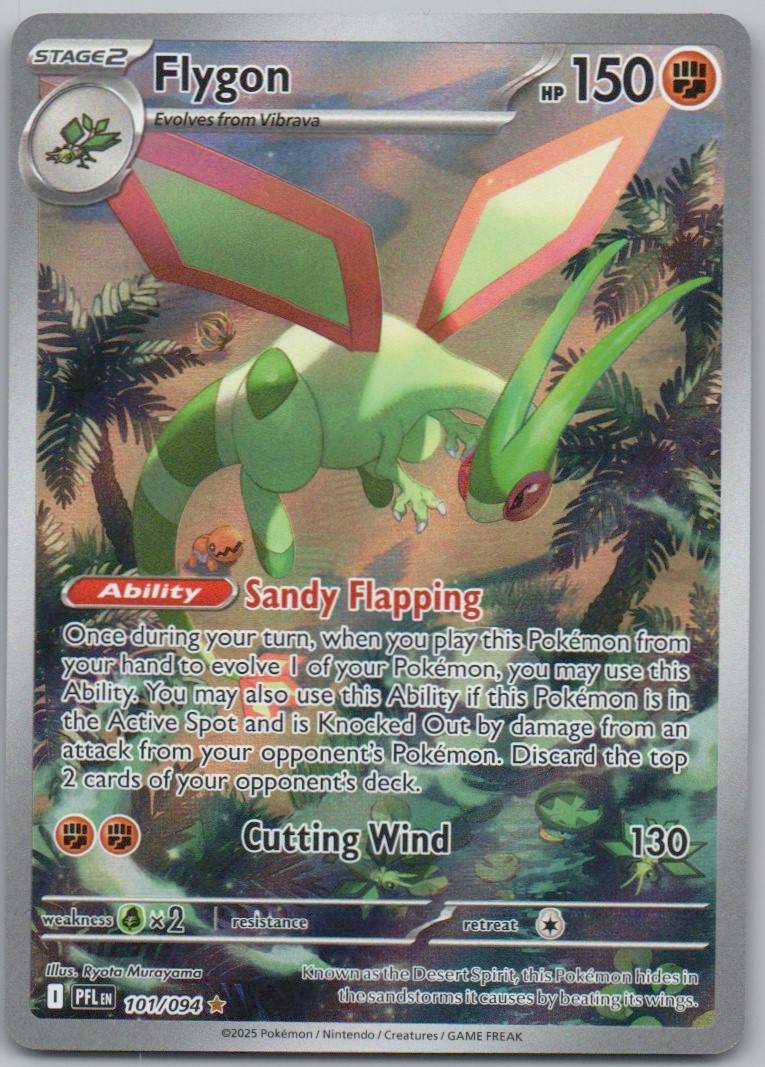 Flygon 101 Holo Fighting Card - Phantasmal Flames