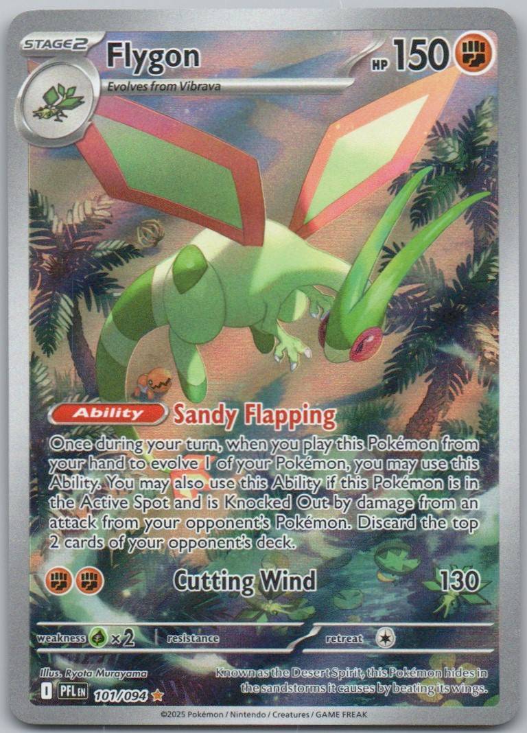Flygon 101 Holo Fighting Card - Phantasmal Flames