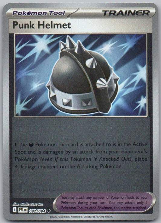 Punk Helmet 092 Reverse Holo Trainer Card - Phantasmal Flames
