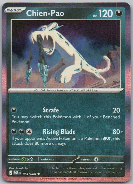 Chien-Pao 054 Holo Darkness Card - Perfect Order