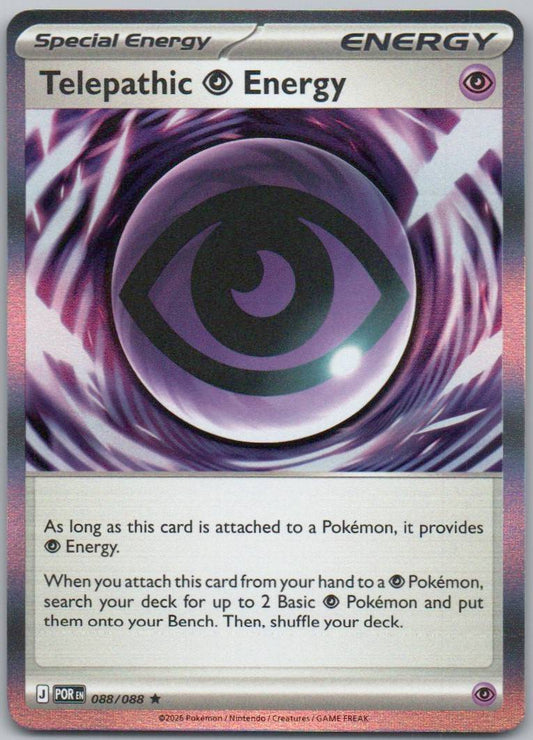Telepathic Psychic Energy 088 Holo Trainer Card - Perfect Order