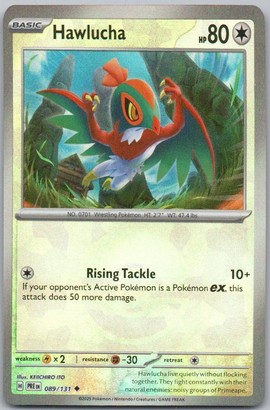 Hawlucha 089 Poke Ball Colorless Card - Prismatic Evolutions