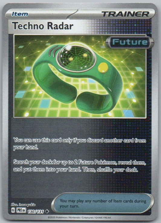 Techno Radar 130 Reverse Holo Trainer Card - Prismatic Evolutions