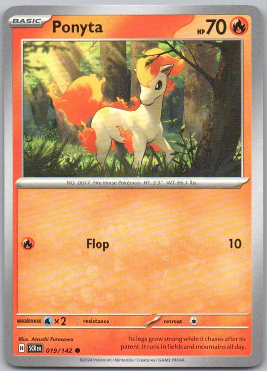 Ponyta 019 Normal Fire Card - Stellar Crown