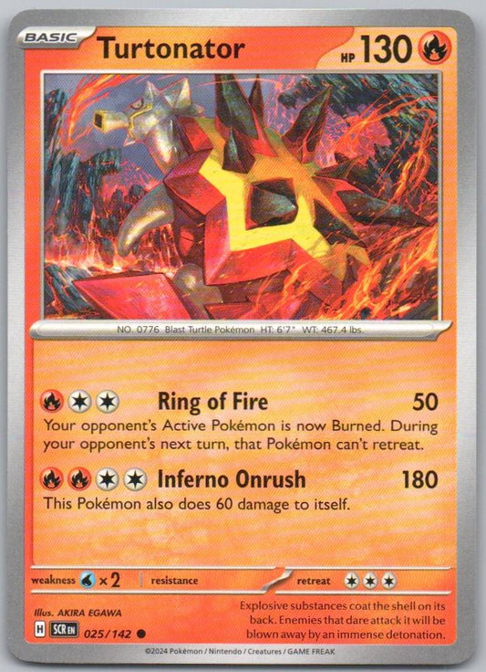 Turtonator 025 Normal Fire Card - Stellar Crown