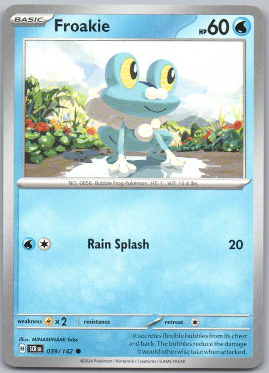 Froakie 039 Normal Water Card - Stellar Crown