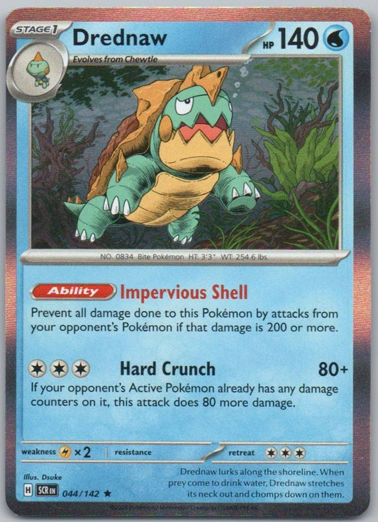 Drednaw 044 Holo Water Card - Stellar Crown