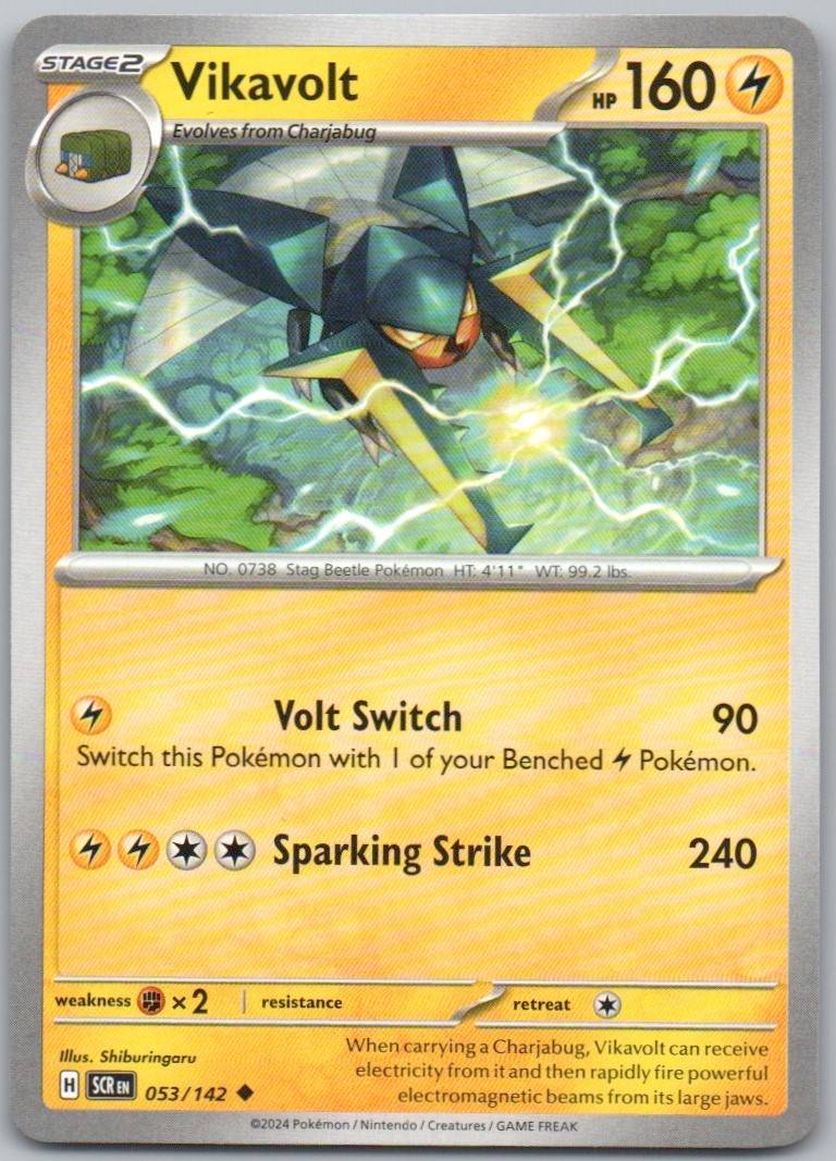 Vikavolt 053 Normal Lightning Card - Stellar Crown