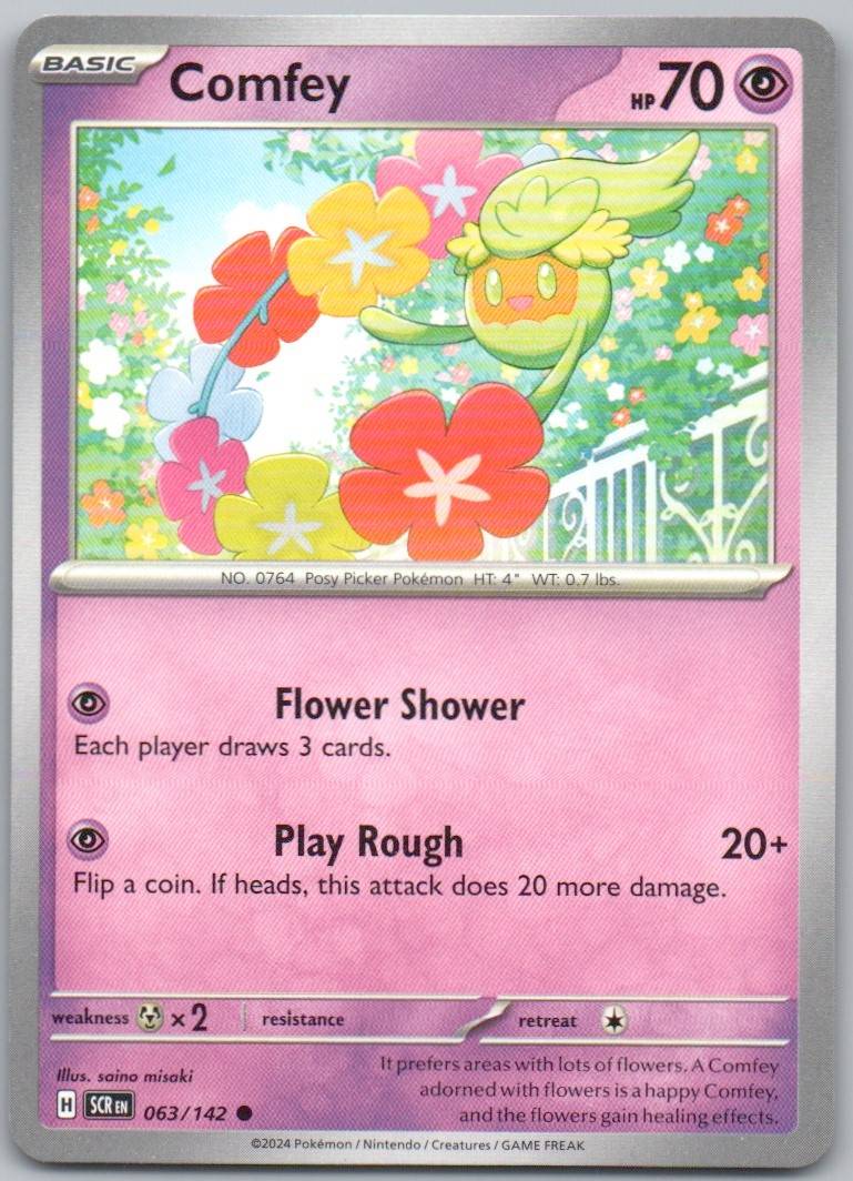 Comfey 063 Normal Psychic Card - Stellar Crown