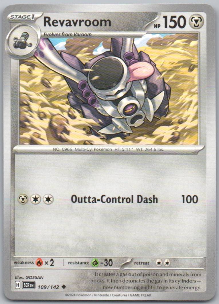 Revavroom 109 Normal Steel Card - Stellar Crown