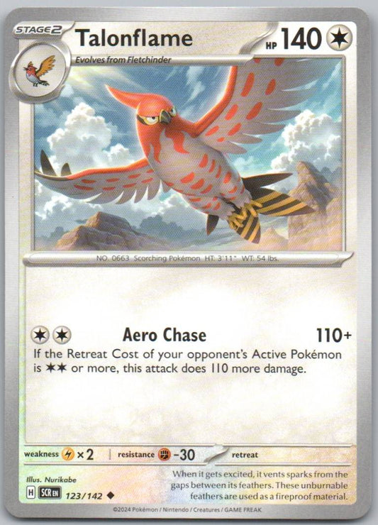 Talonflame 123 Normal Colorless Card - Stellar Crown