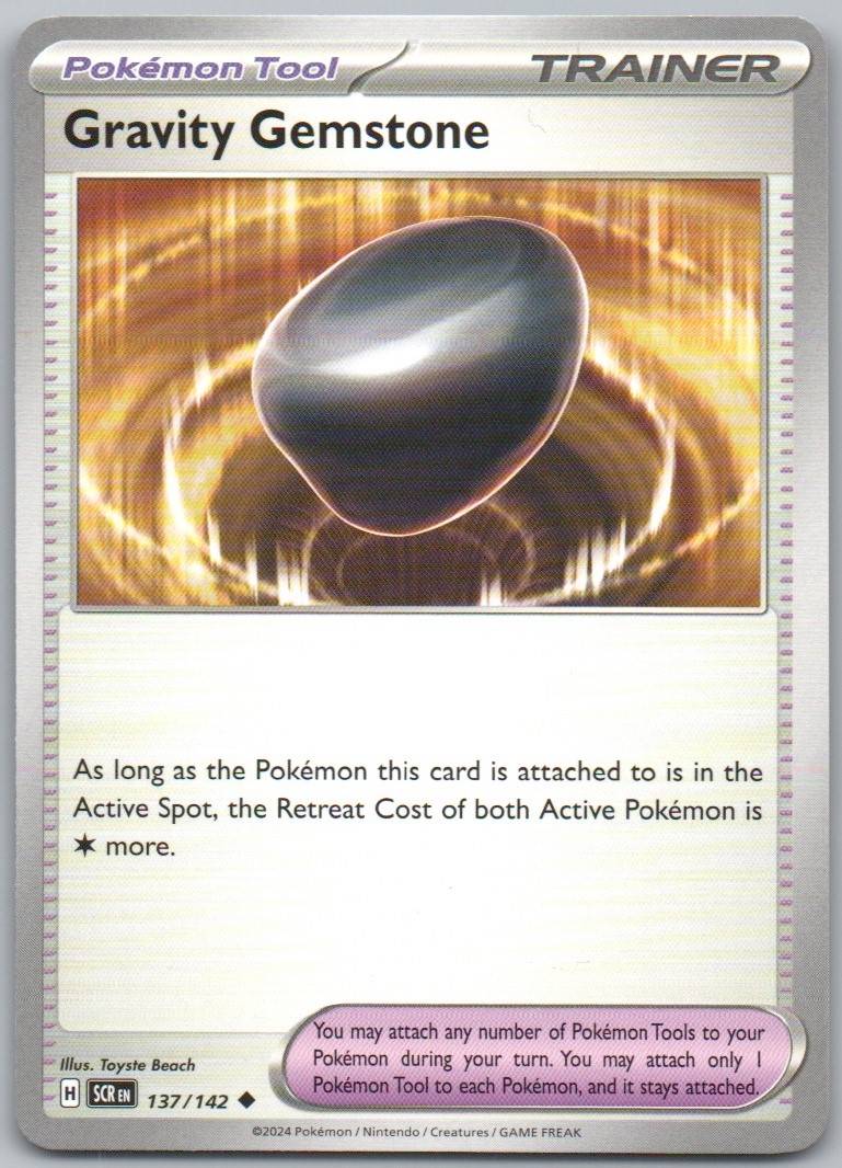 Gravity Gemstone 137 Normal Trainer Card - Stellar Crown