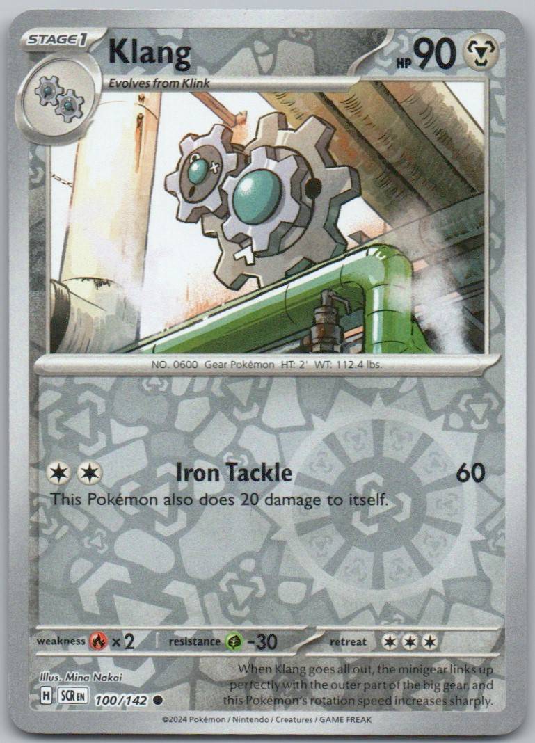 Klang 100 Reverse Holo Steel Card - Stellar Crown