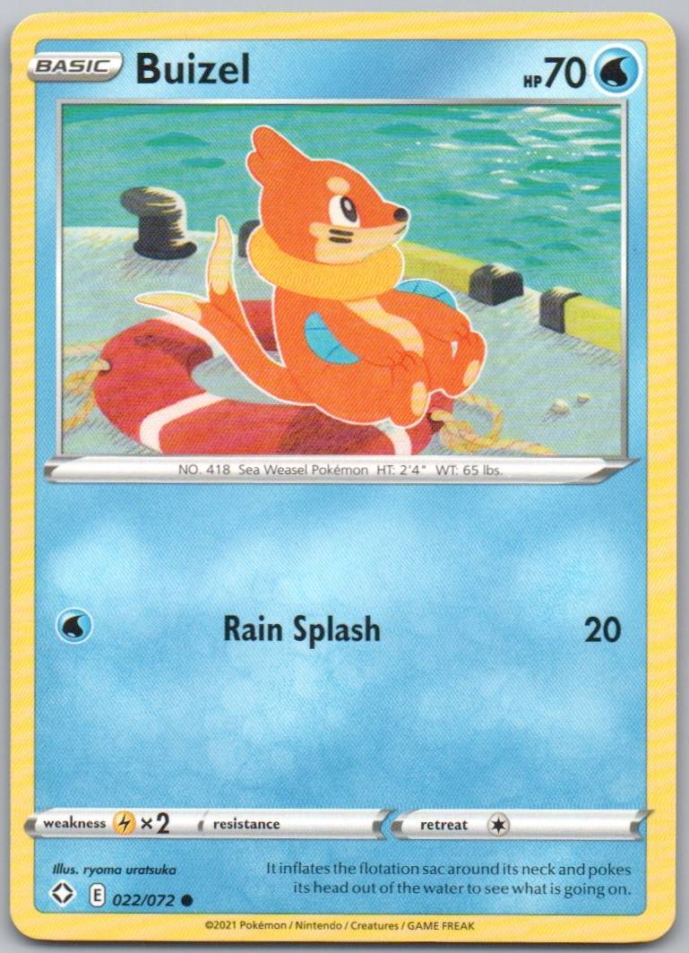 Buizel 022 Normal Water Card - Shining Fates