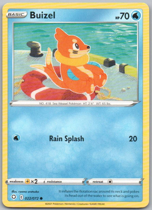 Buizel 022 Normal Water Card - Shining Fates
