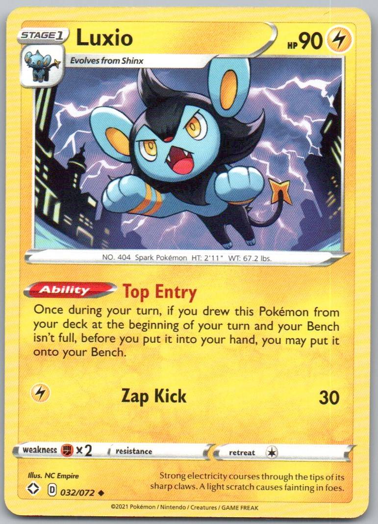 Luxio 032 Normal Lightning Card - Shining Fates
