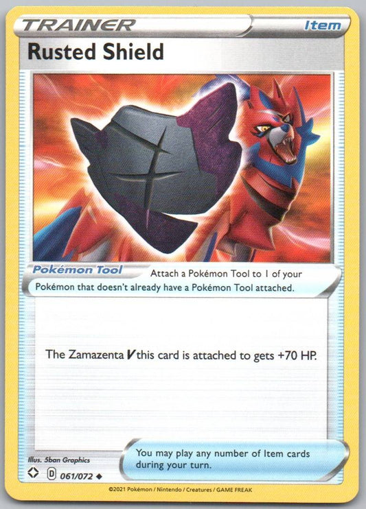 Rusted Shield 061 Normal Trainer Card - Shining Fates