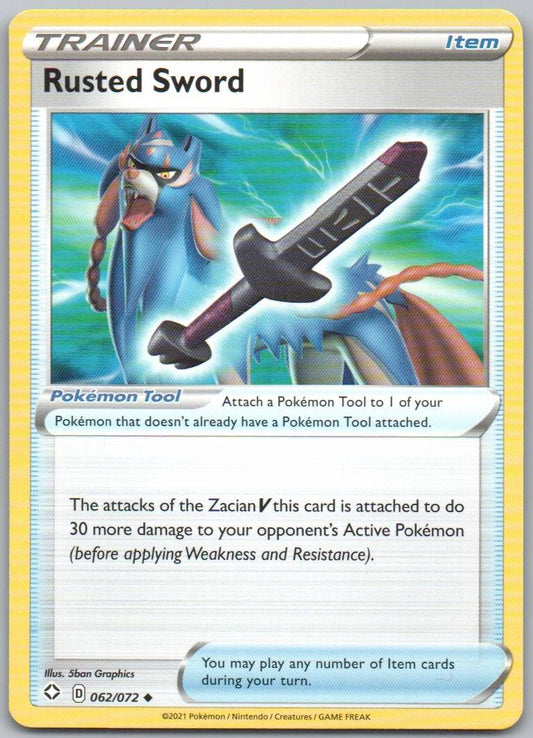 Rusted Sword 062 Normal Trainer Card - Shining Fates